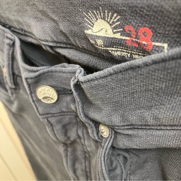 Faherty Stretch Terry 5-Pocket Pant in Deepest Navy Size 28X31 Faherty Jeans - Picture 7 of 9